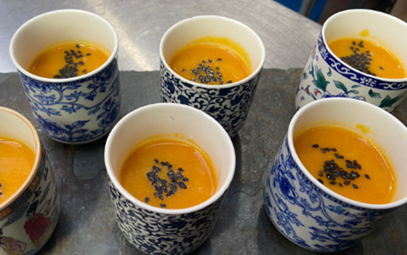 Crema de Zapallo y Zanahoria