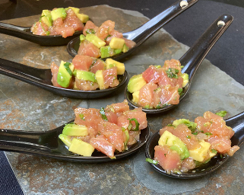 Tártaro de Atún y Palta en Cucharita
